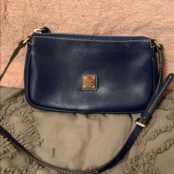 Blue leather booney and Burke side bag - Picture 1 of 3